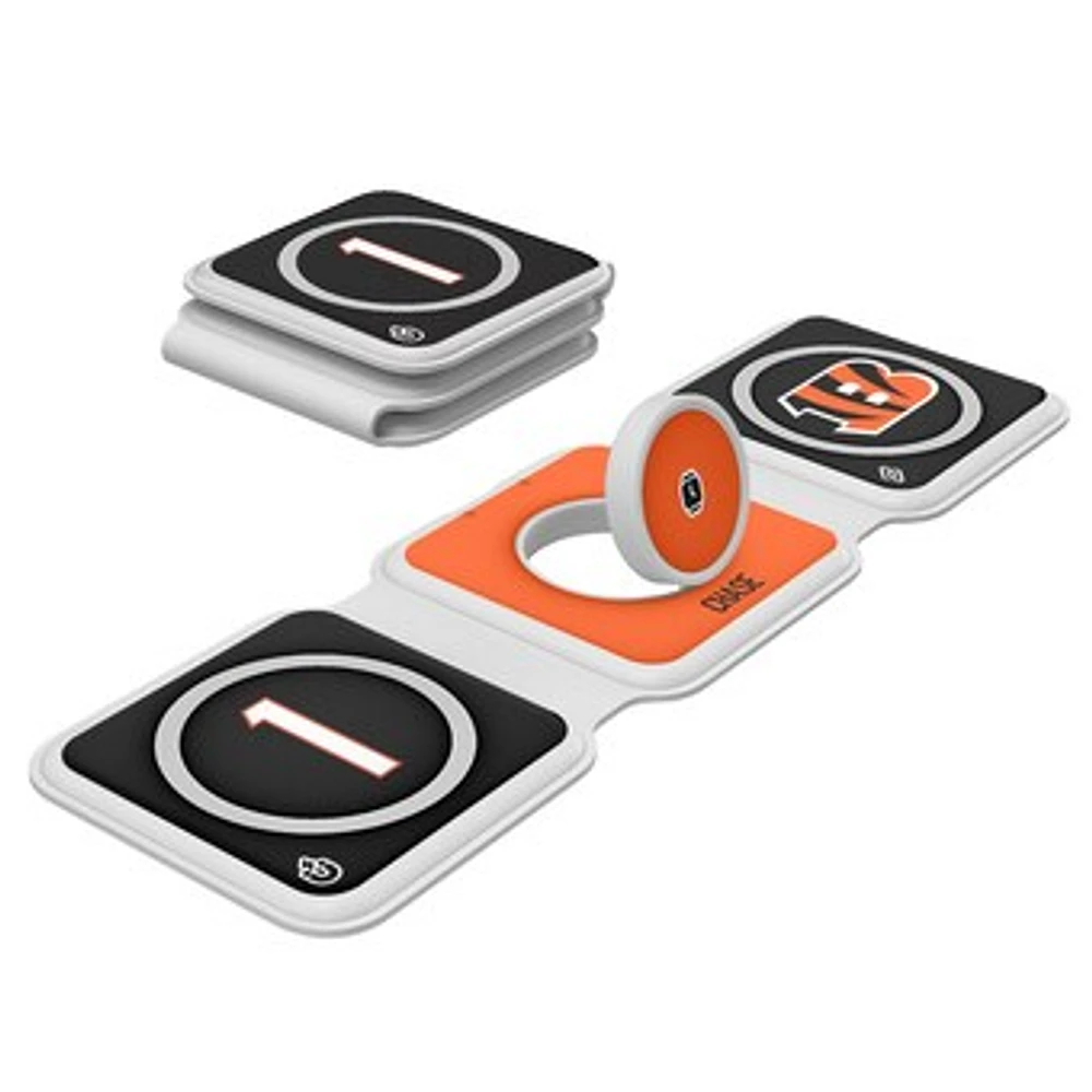 Keyscaper Ja'Marr Chase Cincinnati Bengals 3-in-1 Foldable Charger
