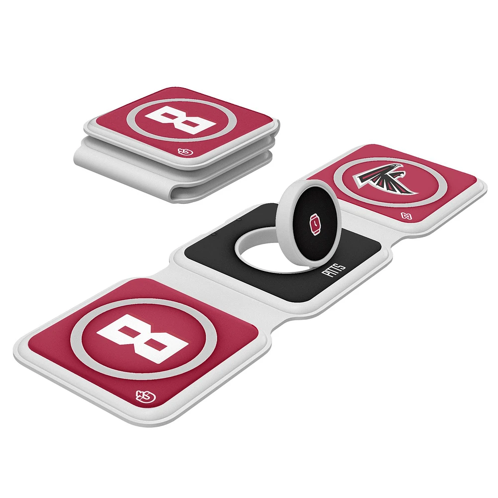Keyscaper Kyle Pitts Atlanta Falcons 3-in-1 Foldable Charger