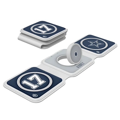Keyscaper Brandon Aubrey Dallas Cowboys 3-in-1 Foldable Charger
