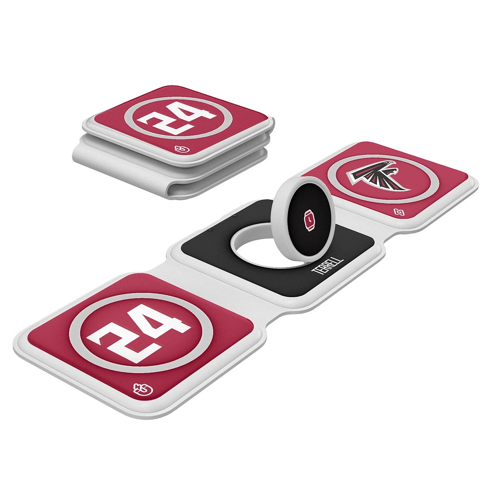Keyscaper A.J. Terrell Atlanta Falcons 3-in-1 Foldable Charger
