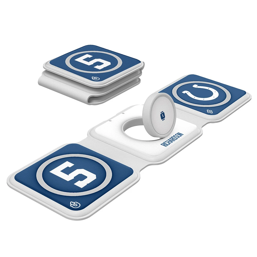 Keyscaper Anthony Richardson Indianapolis Colts 3-in-1 Foldable Charger