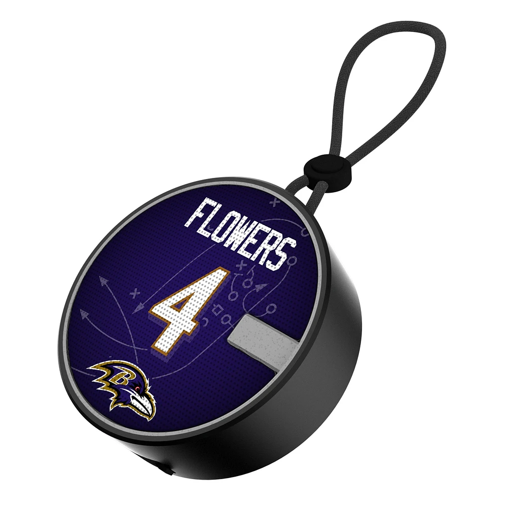 Keyscaper Zay Flowers Baltimore Ravens Bluetooth IP67 Waterproof Speaker