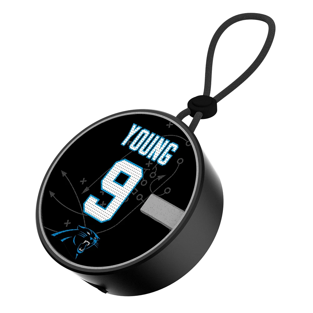 Keyscaper Bryce Young Carolina Panthers Bluetooth IP67 Waterproof Speaker