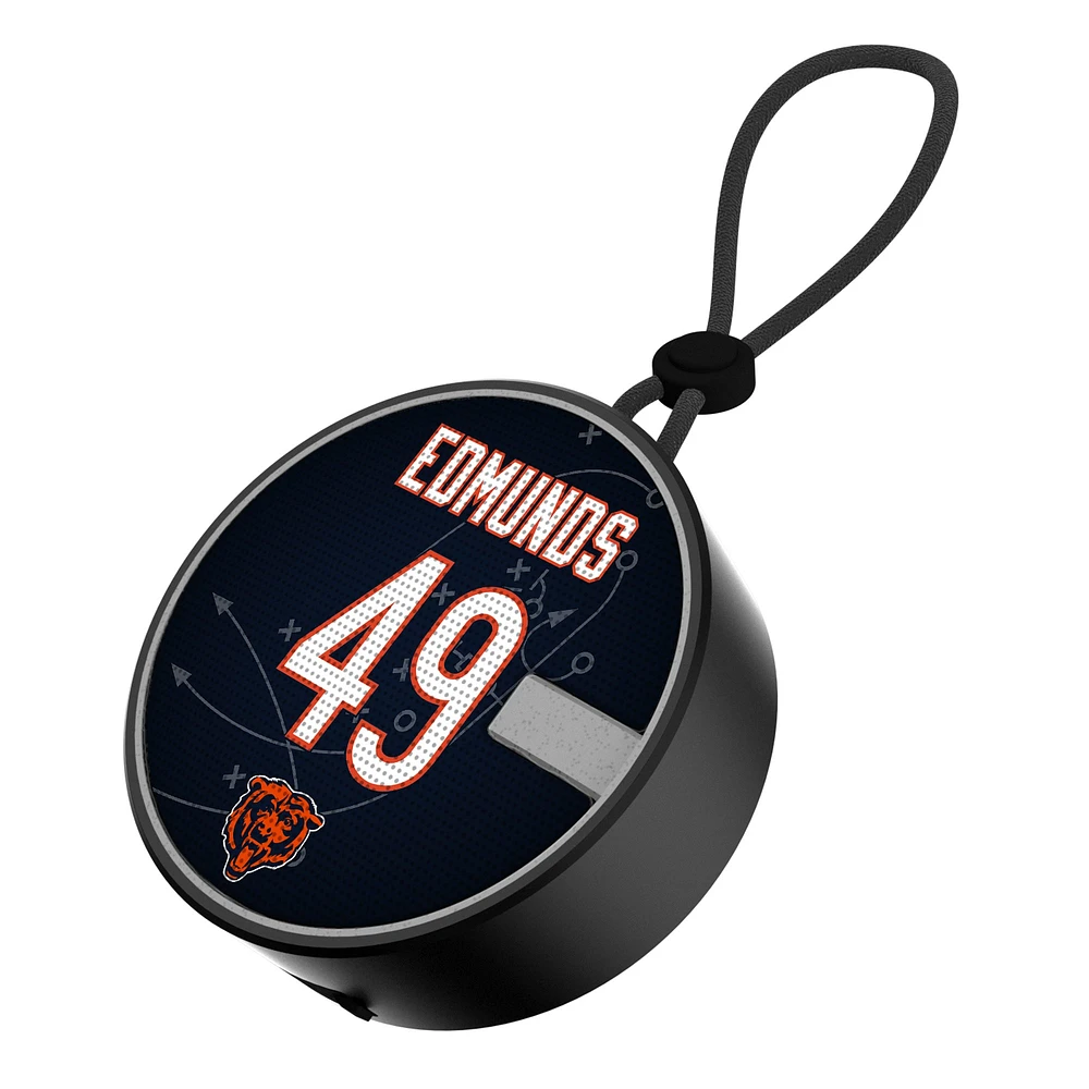 Keyscaper Tremaine Edmunds Chicago Bears Bluetooth IP67 Waterproof Speaker