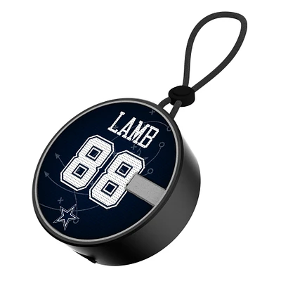 Keyscaper CeeDee Lamb Dallas Cowboys Bluetooth IP67 Waterproof Speaker