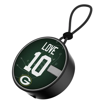 Keyscaper Jordan Love Green Bay Packers Bluetooth IP67 Waterproof Speaker