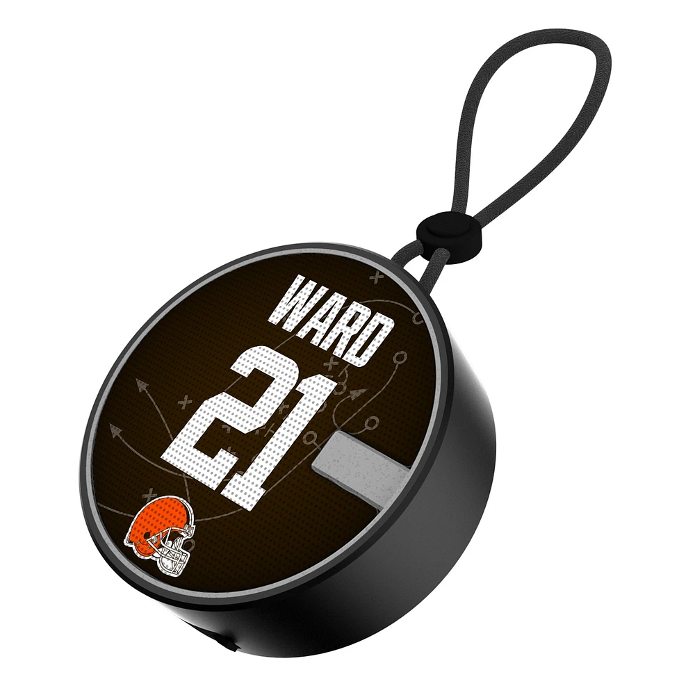 Keyscaper Denzel Ward Cleveland Browns Bluetooth IP67 Waterproof Speaker