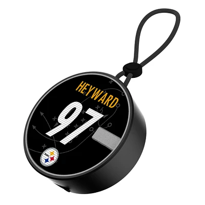 Keyscaper Cameron Heyward Pittsburgh Steelers Bluetooth IP67 Waterproof Speaker