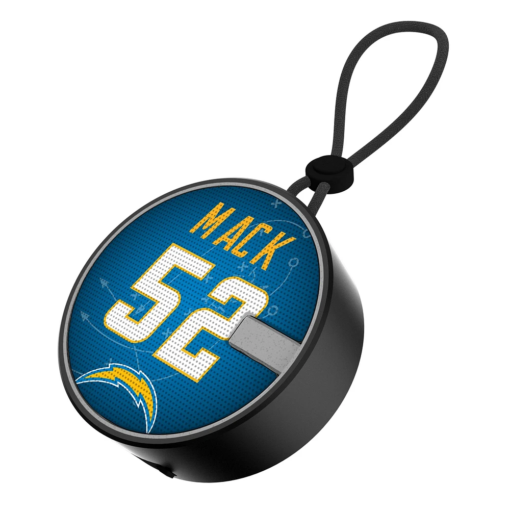 Keyscaper Khalil Mack Los Angeles Chargers Bluetooth IP67 Waterproof Speaker