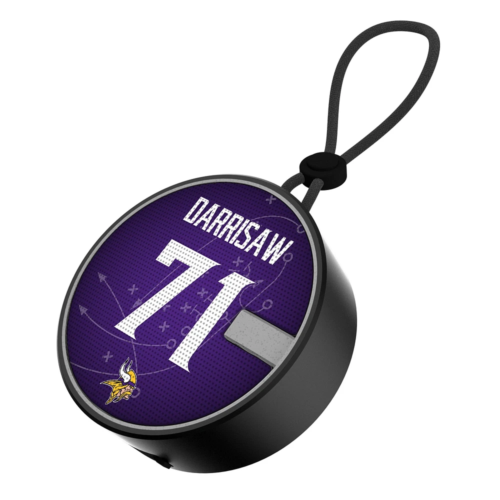 Keyscaper Christian Darrisaw Minnesota Vikings Bluetooth IP67 Waterproof Speaker