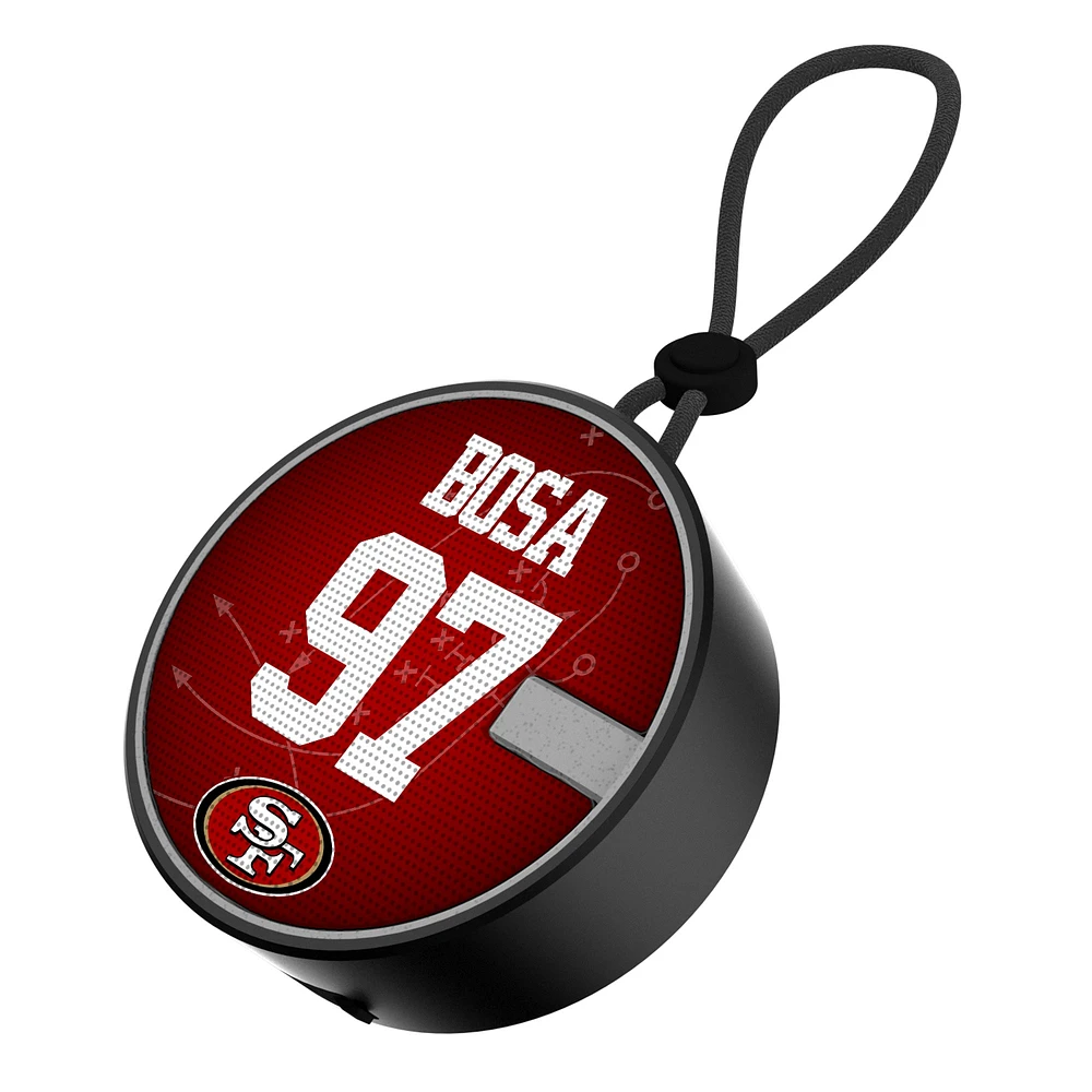 Keyscaper Nick Bosa San Francisco 49ers Bluetooth IP67 Waterproof Speaker