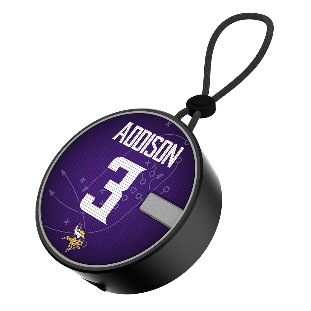 Keyscaper Jordan Addison Minnesota Vikings Bluetooth IP67 Waterproof Speaker