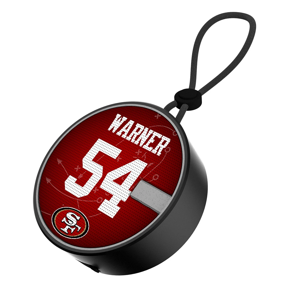 Keyscaper Fred Warner San Francisco 49ers Bluetooth IP67 Waterproof Speaker