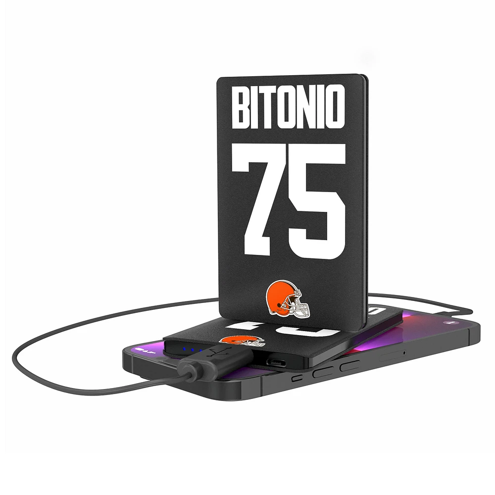 Keyscaper Joel Bitonio Cleveland Browns Credit Card Powerbank