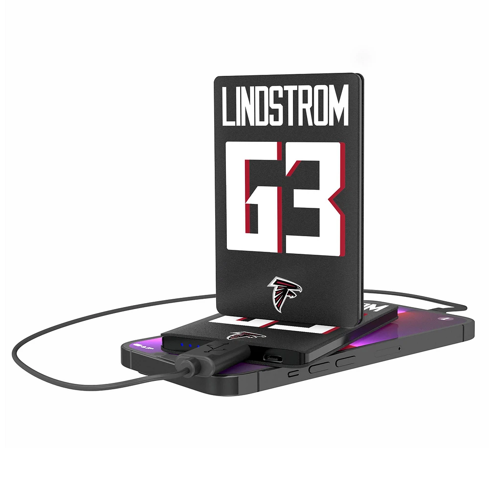 Keyscaper Chris Lindstrom Atlanta Falcons Credit Card Powerbank