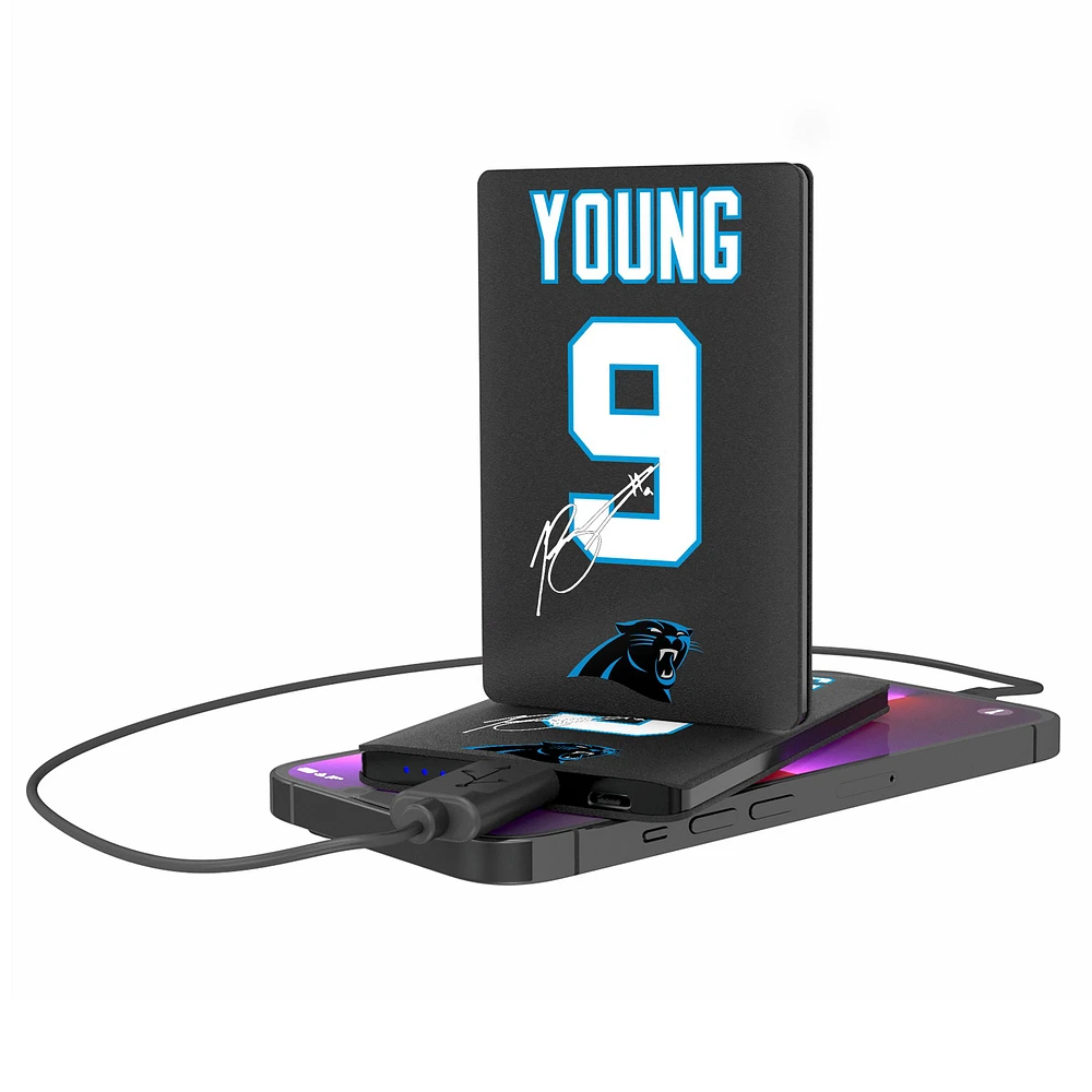 Keyscaper Bryce Young Carolina Panthers Credit Card Powerbank