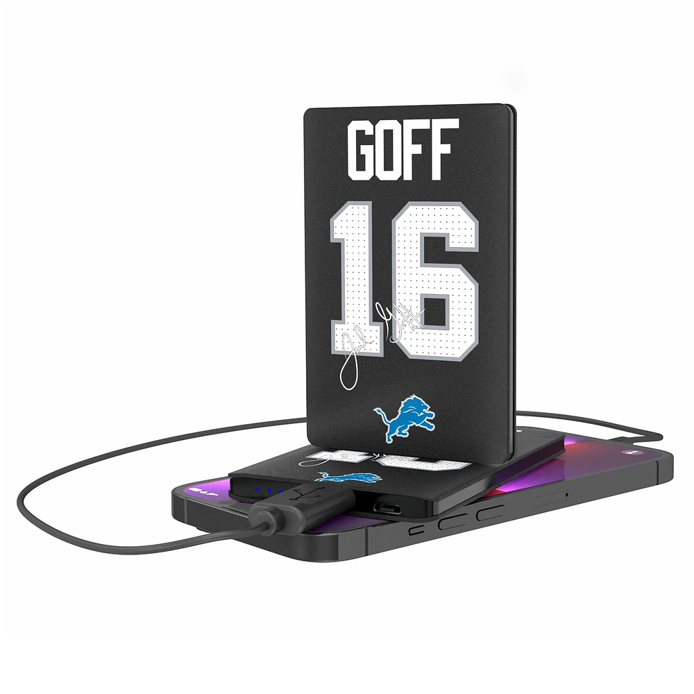 Keyscaper Jared Goff Detroit Lions Credit Card Powerbank