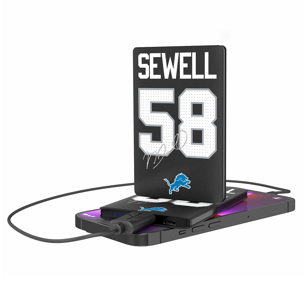 Keyscaper Penei Sewell Detroit Lions Credit Card Powerbank