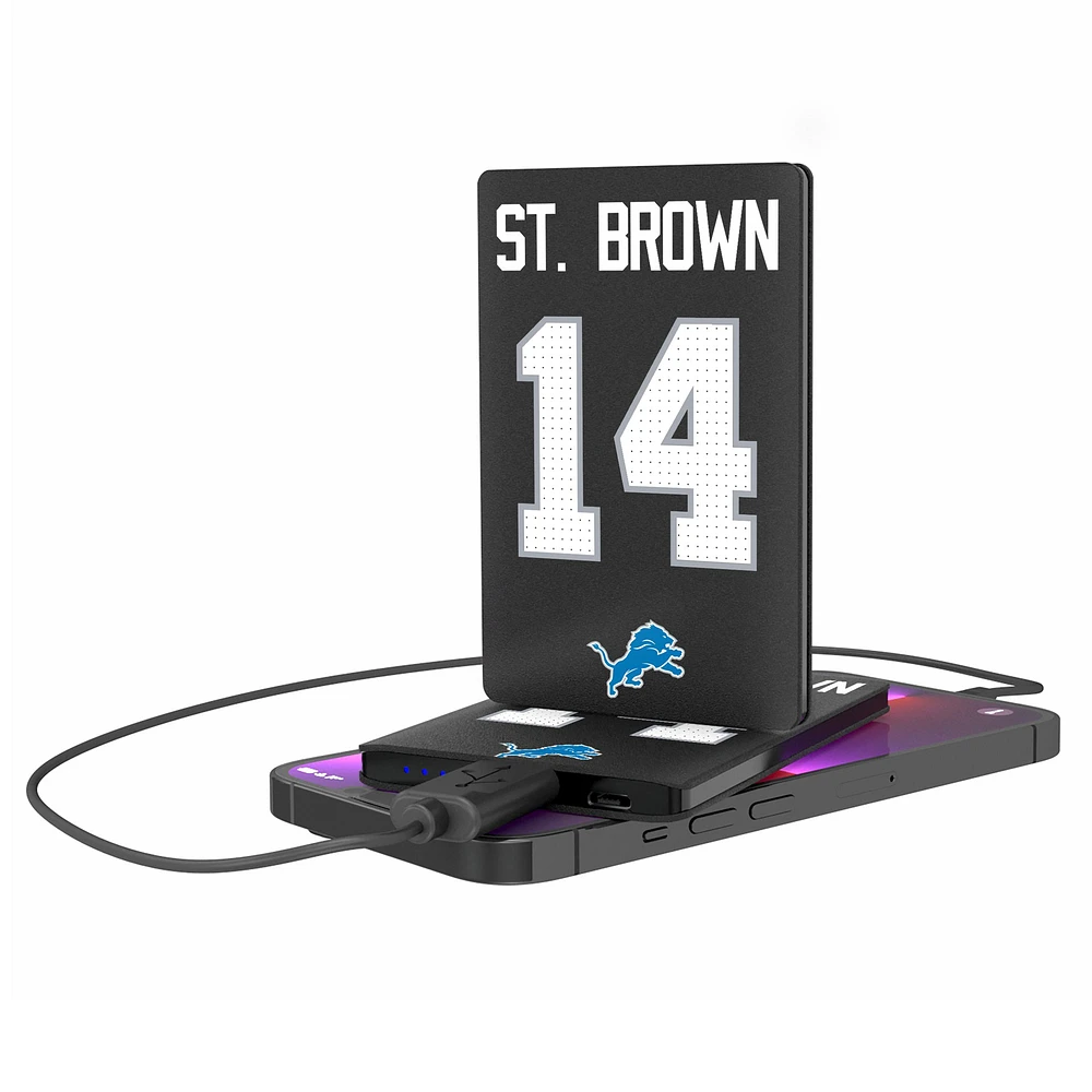 Keyscaper Amon-Ra St. Brown Detroit Lions Credit Card Powerbank