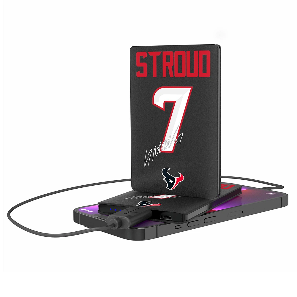 Keyscaper C.J. Stroud Houston Texans Credit Card Powerbank
