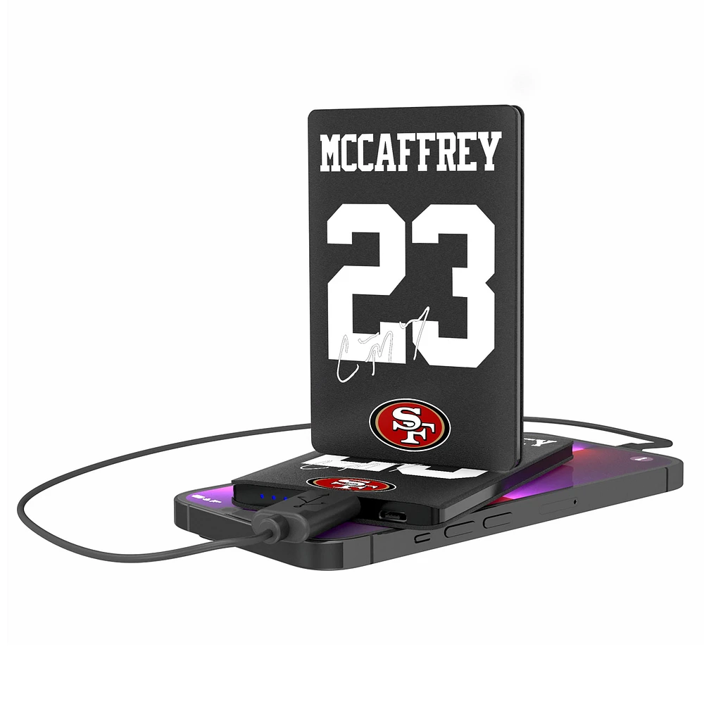 Keyscaper Christian McCaffrey San Francisco 49ers Credit Card Powerbank