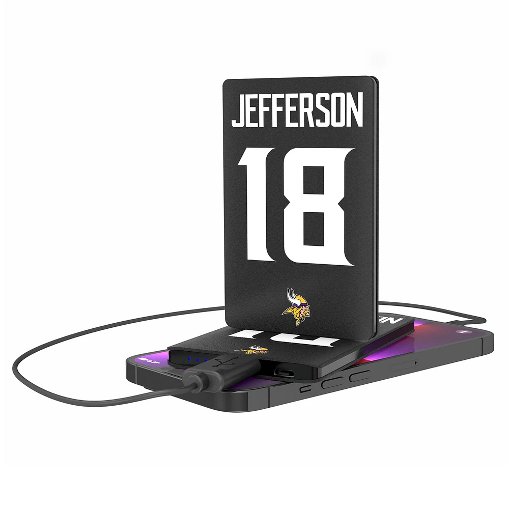 Keyscaper Justin Jefferson Minnesota Vikings Credit Card Powerbank