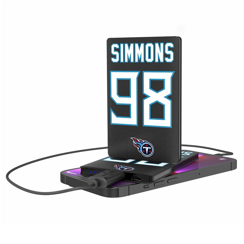 Keyscaper Jeffery Simmons Tennessee Titans Credit Card Powerbank