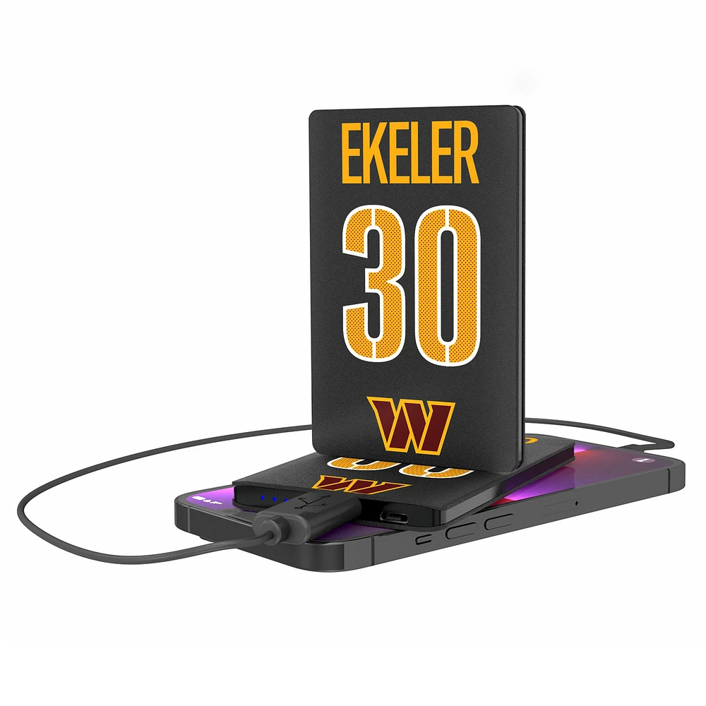 Keyscaper Austin Ekeler Washington Commanders Credit Card Powerbank