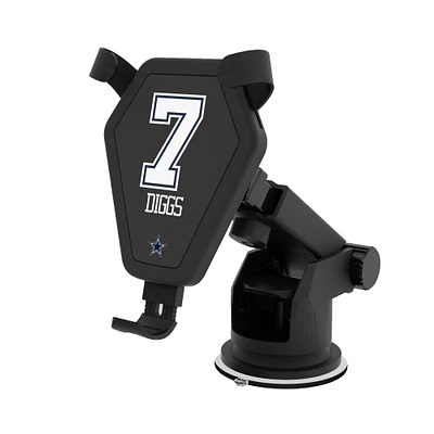 Keyscaper Trevon Diggs Black Dallas Cowboys Wireless Car Charger