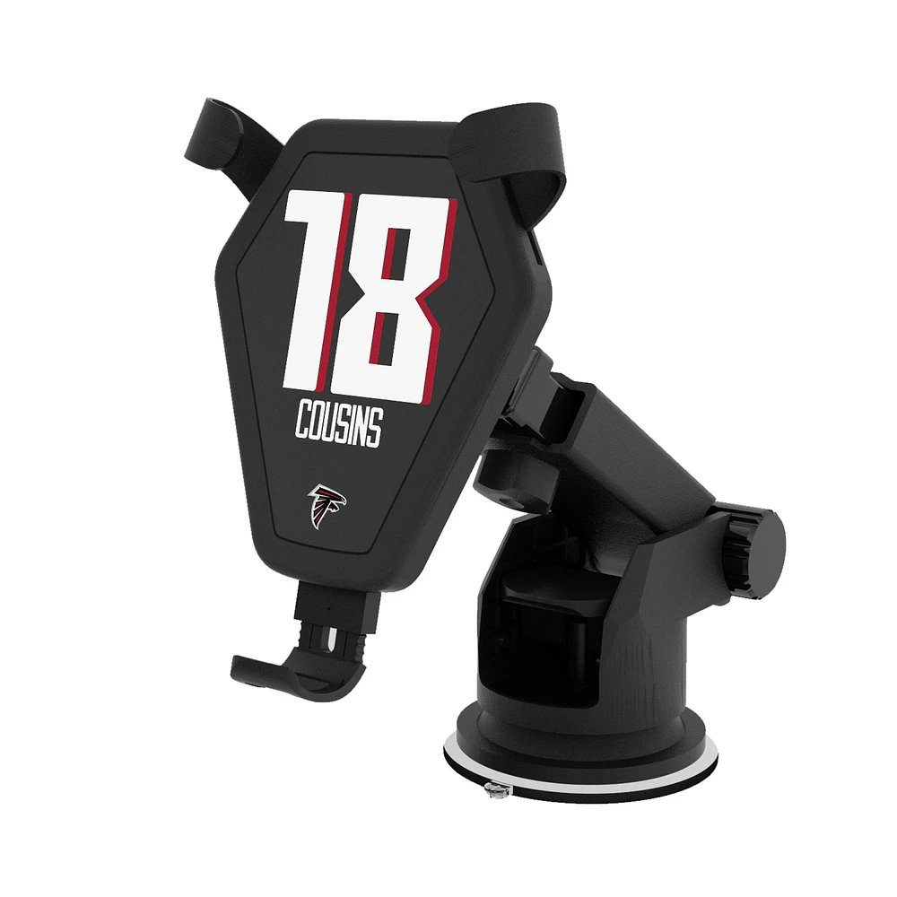 Keyscaper Kirk Cousins Black Atlanta Falcons Wireless Car Charger