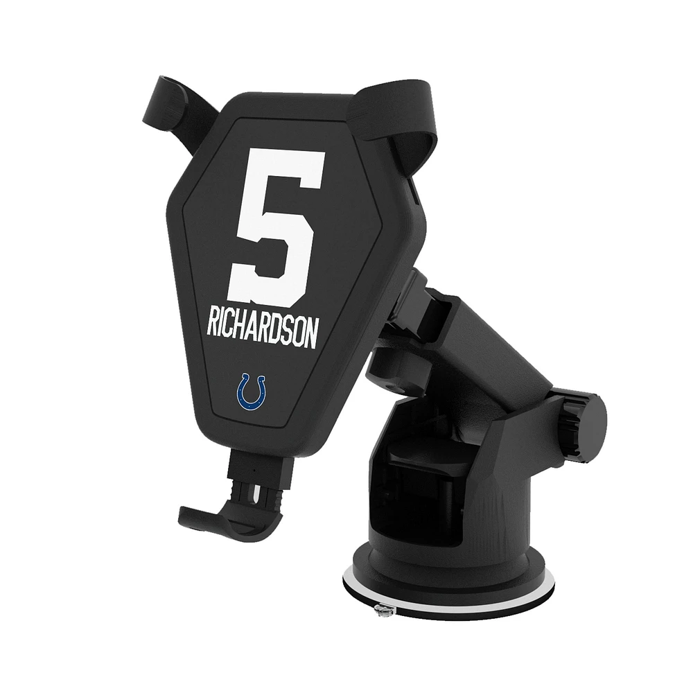 Keyscaper Anthony Richardson Black Indianapolis Colts Wireless Car Charger