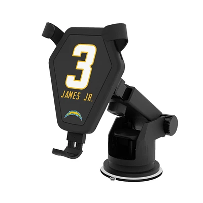 Keyscaper Derwin James Jr. Black Los Angeles Chargers Wireless Car Charger