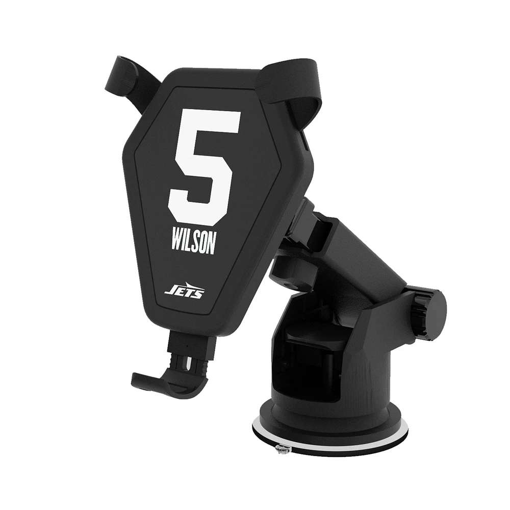 Keyscaper Garrett Wilson Black New York Jets Wireless Car Charger