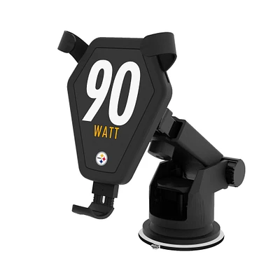 Keyscaper T.J. Watt Black Pittsburgh Steelers Wireless Car Charger