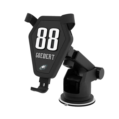 Keyscaper Dallas Goedert Black Philadelphia Eagles Wireless Car Charger