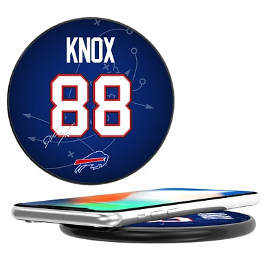 Keyscaper Dawson Knox Black Buffalo Bills Wireless Charging Station