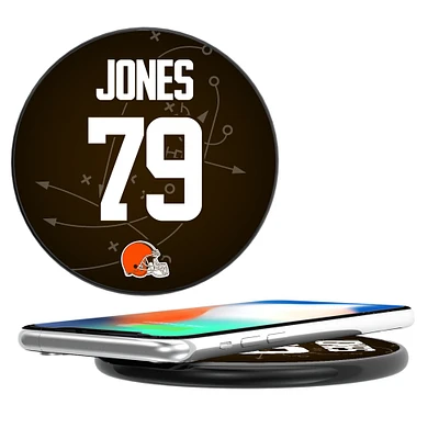 Keyscaper Dawand Jones Black Cleveland Browns Wireless Charging Station