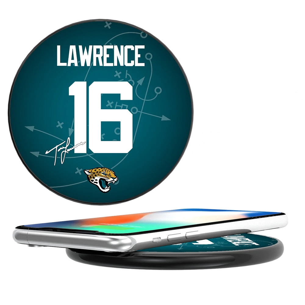 Keyscaper Trevor Lawrence Black Jacksonville Jaguars Wireless Charging Station
