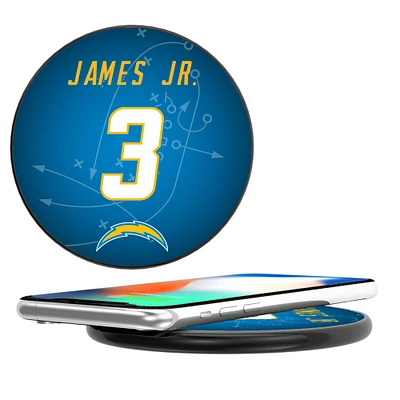 Keyscaper Derwin James Jr. Black Los Angeles Chargers Wireless Charging Station