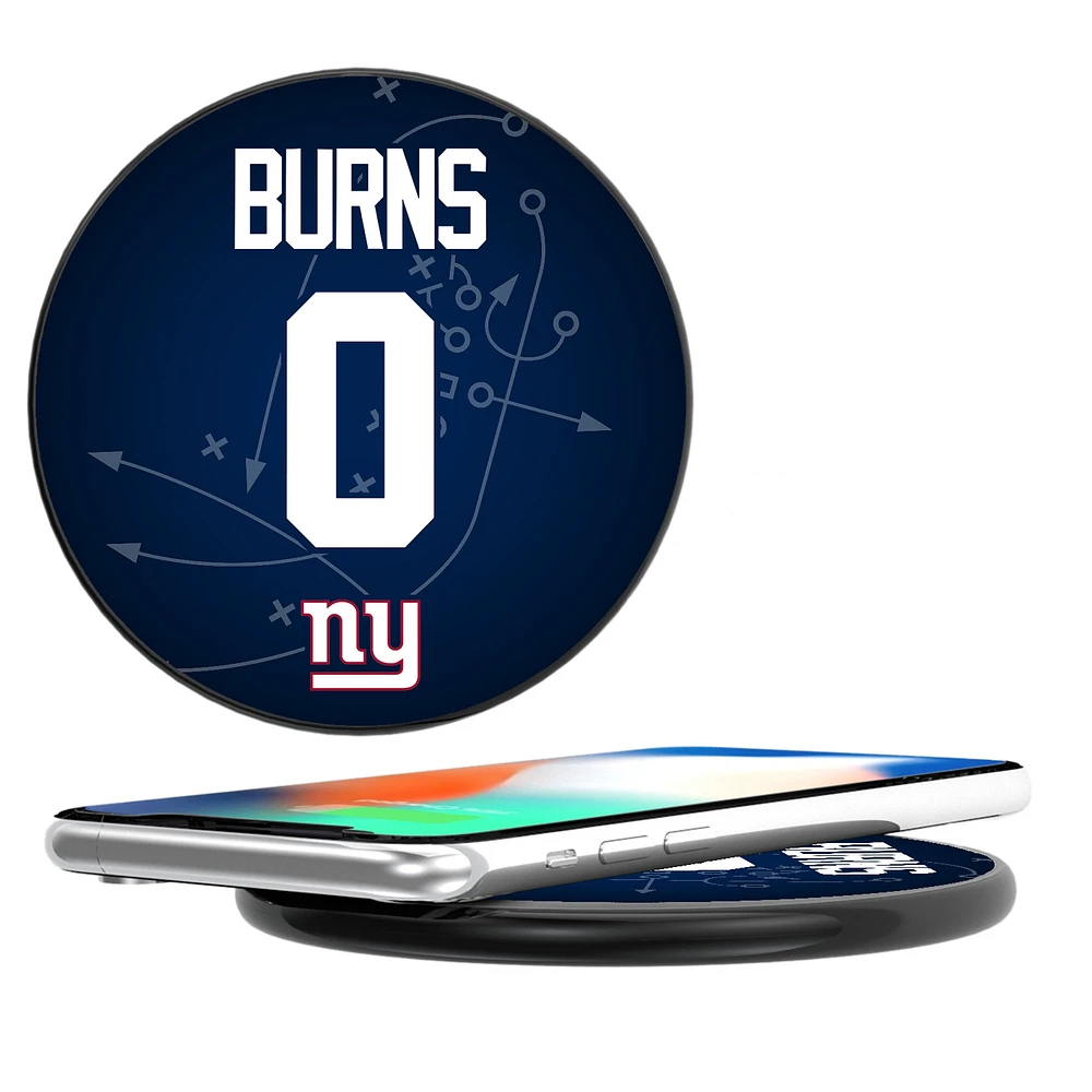 Keyscaper Brian Burns Black New York Giants Wireless Charging Station