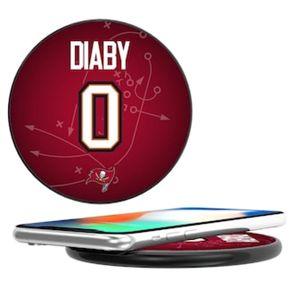 Keyscaper YaYa Diaby Black Tampa Bay Buccaneers Wireless Charging Station