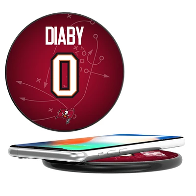Keyscaper YaYa Diaby Black Tampa Bay Buccaneers Wireless Charging Station