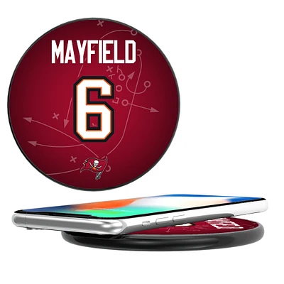 Keyscaper Baker Mayfield Black Tampa Bay Buccaneers Wireless Charging Station