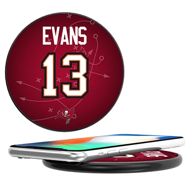 Keyscaper Mike Evans Black Tampa Bay Buccaneers Wireless Charging Station