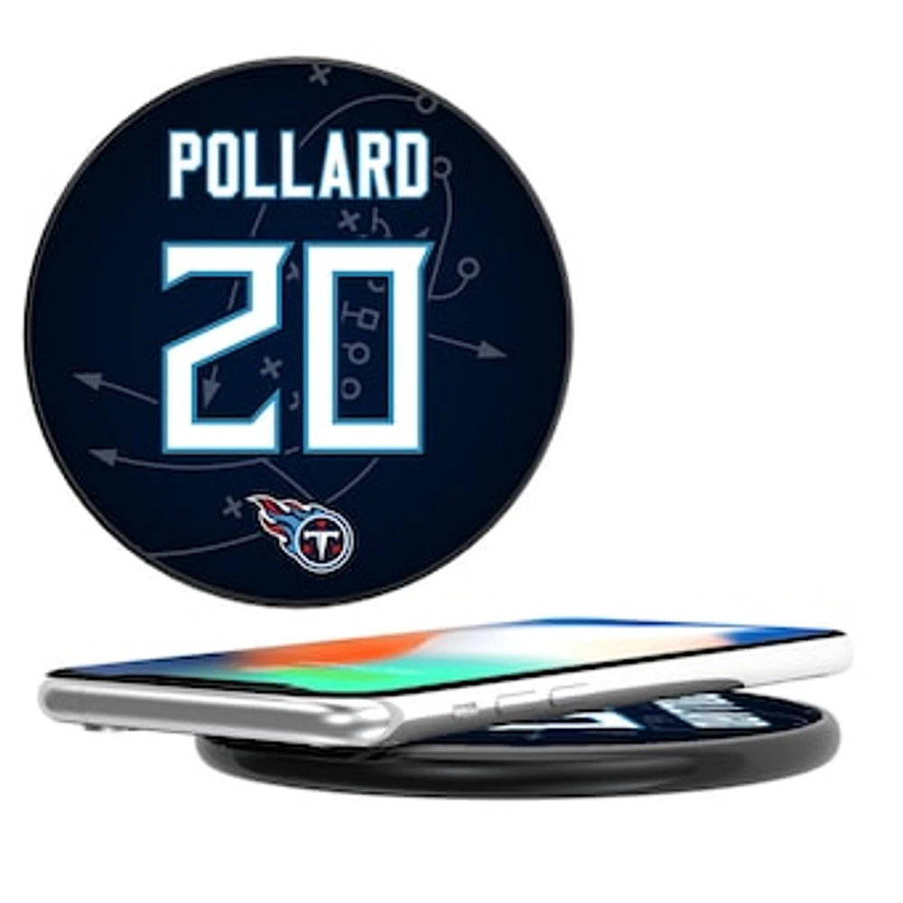 Keyscaper Tony Pollard Black Tennessee Titans Wireless Charging Station