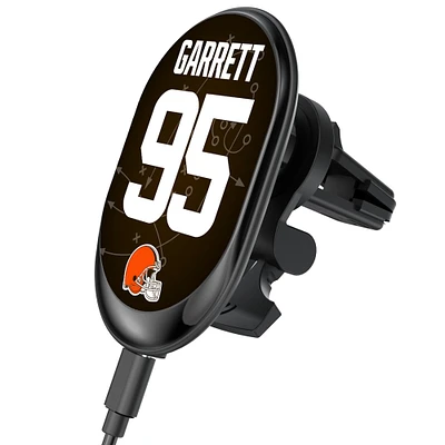 Keyscaper Myles Garrett Cleveland Browns Wireless Magnetic Car Charger