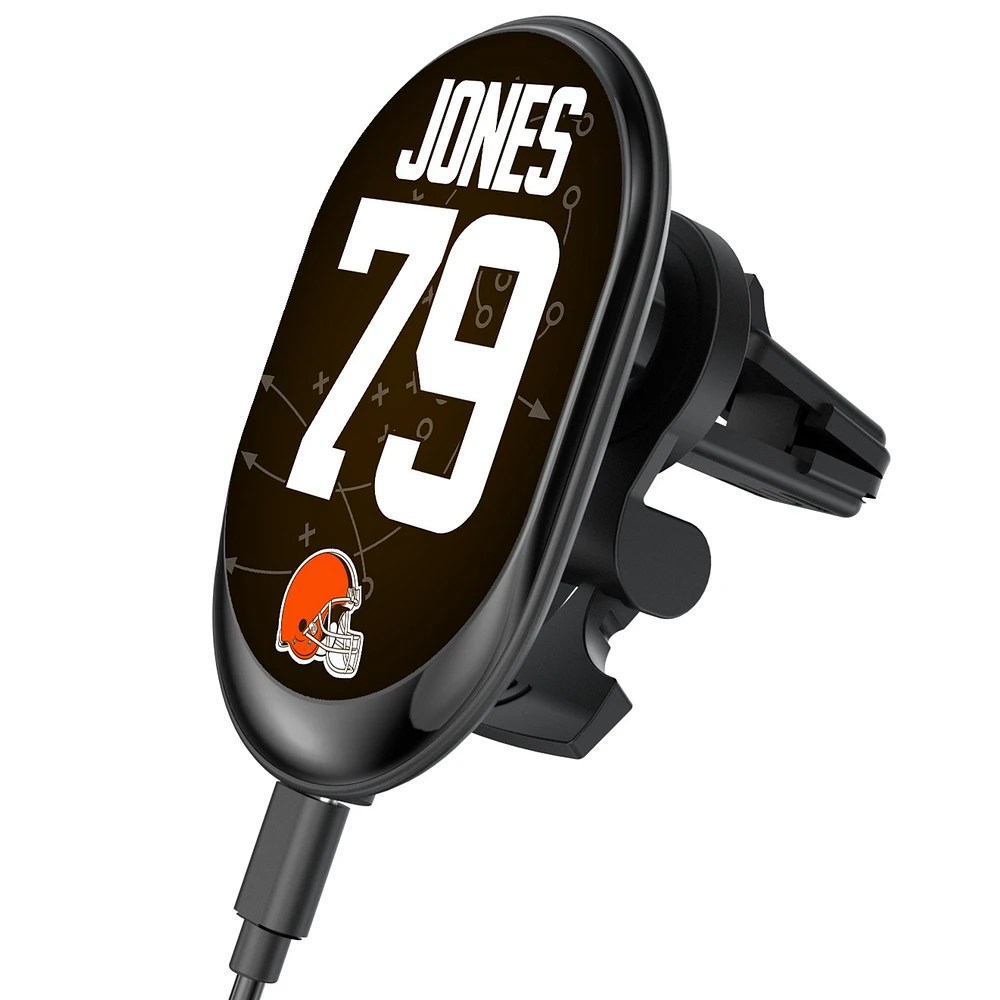 Keyscaper Dawand Jones Cleveland Browns Wireless Magnetic Car Charger