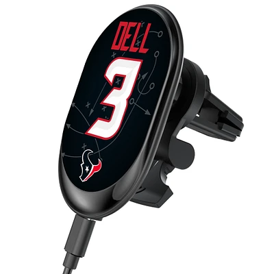 Keyscaper Tank Dell Houston Texans Wireless Magnetic Car Charger