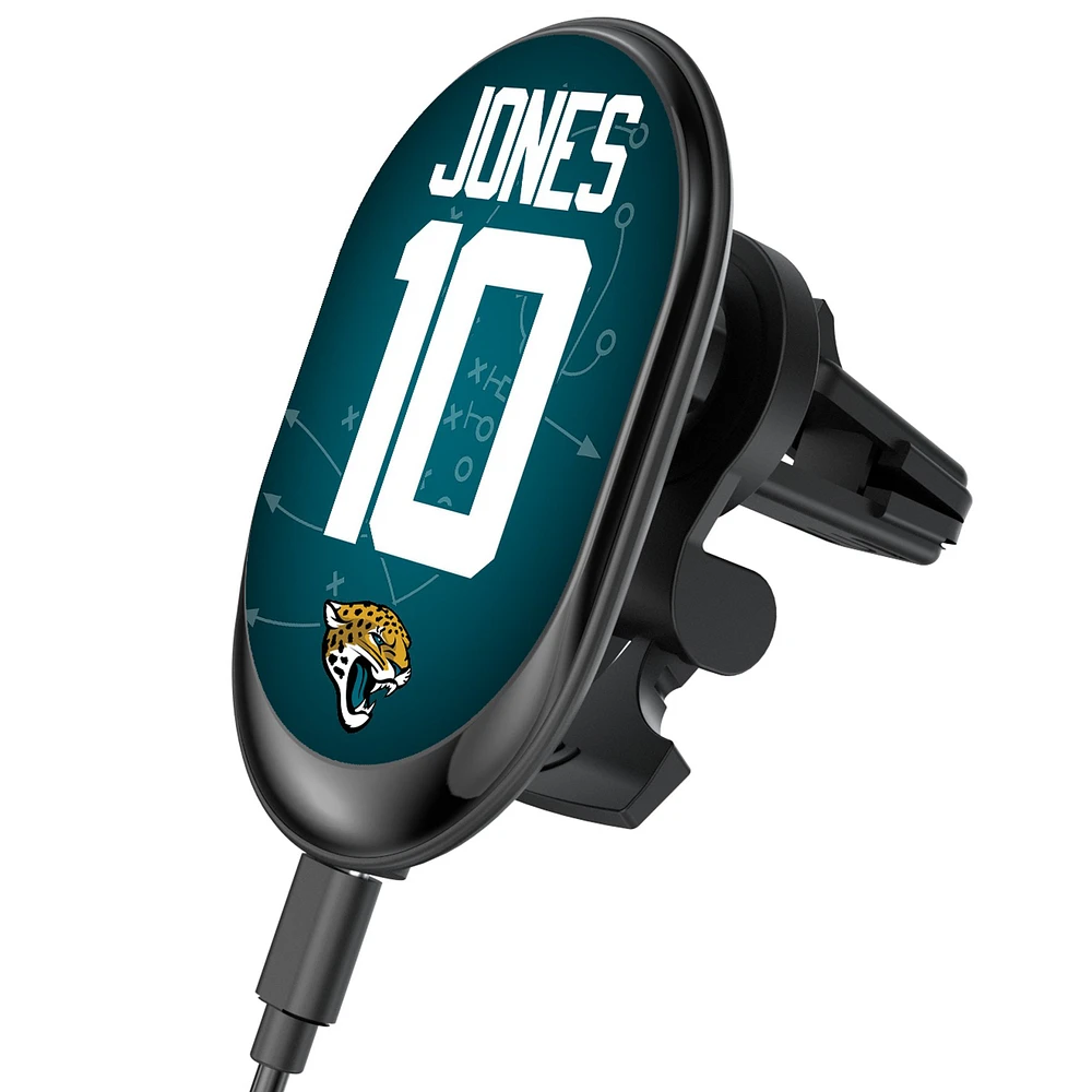 Keyscaper Mac Jones Jacksonville Jaguars Wireless Magnetic Car Charger