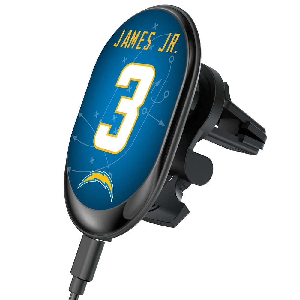 Keyscaper Derwin James Jr. Los Angeles Chargers Wireless Magnetic Car Charger